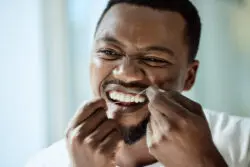 Teeth Flossing