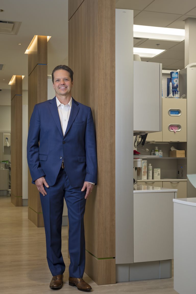 Dr. Andrew in the hall | Advance Dental Group